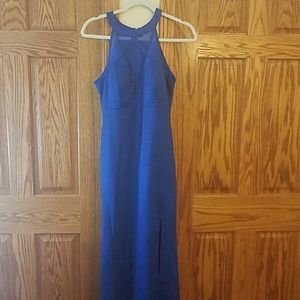 Royal blue dress